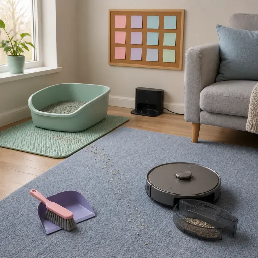 Cat litter tracking and robot vacuums: the brush, bin, and schedule setup that handles it