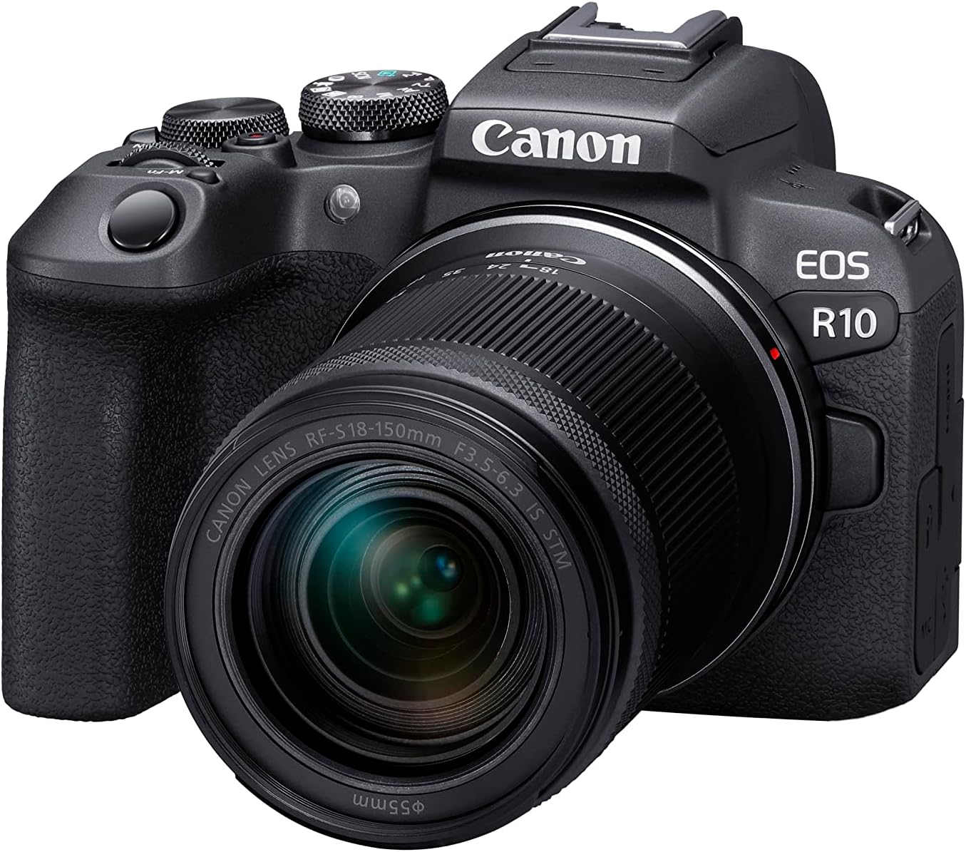 EOS R10 Beginner Mirrorless Camera + RF-S 18-150mm Lens EOS R10 + RF-S 18-150mm Single