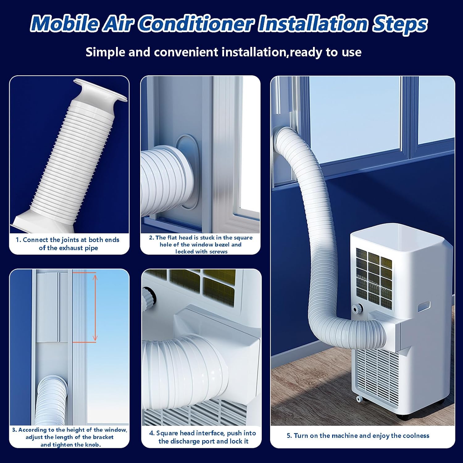 Portable Air Conditioner,12000BTU Quiet Air Conditioning Unit