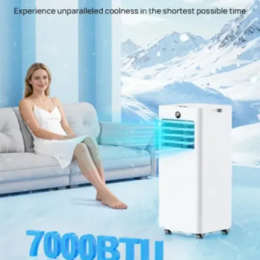 TOIOVCU 7000BTU Portable Air Conditioner Review: compact cooling with 4-in-1 functions