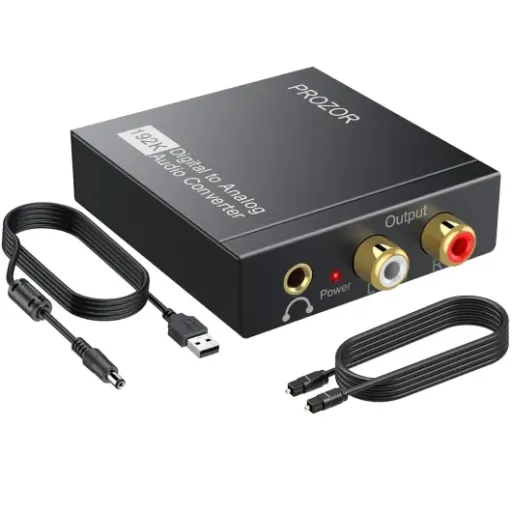 PROZOR 192KHz DAC Review: a cheap bridge between optical audio and RCA/3.5 mm