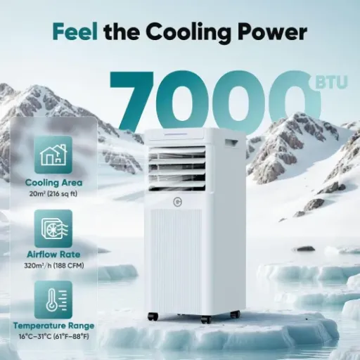 KGOGO KY-20/07G Review: a straightforward 7000 BTU portable AC for small rooms