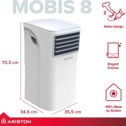 Ariston MOBIS 8 UK Review: compact 8000 BTU cooler for small UK rooms