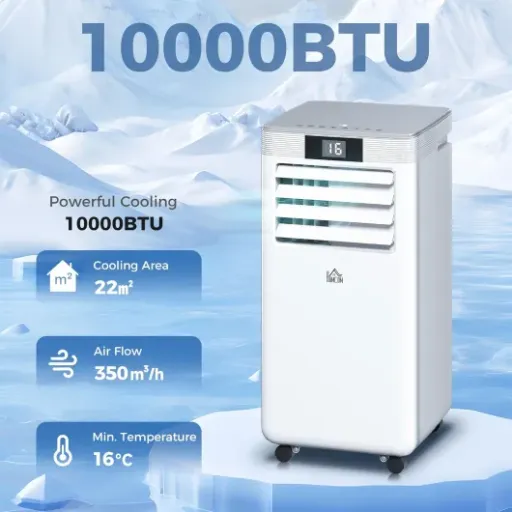 HOMCOM 10000 BTU Portable AC Review: budget-friendly cooling for small to medium rooms