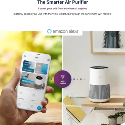 Winix T500 Air Purifier Review: compact smart cleaner for bedrooms and living rooms up to 50m²