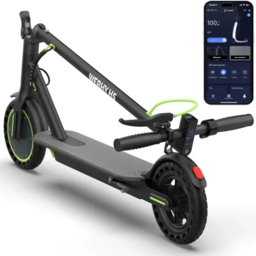WERHY H5 Electric Scooter Review: compact city ride with solid tires and app control