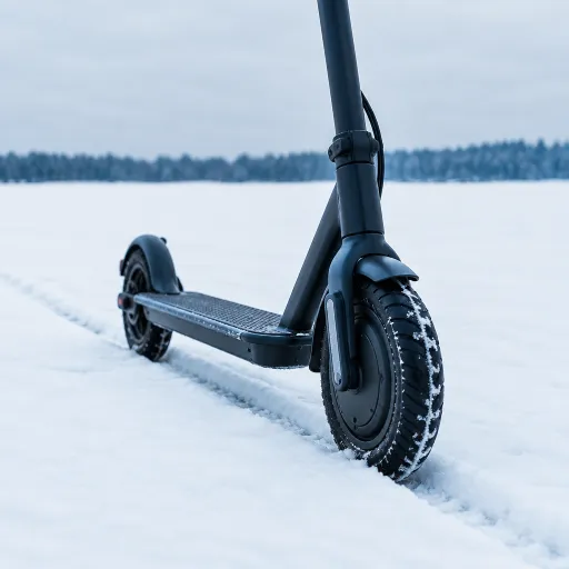 Navigating Snowy Terrain with Electric Scooters
