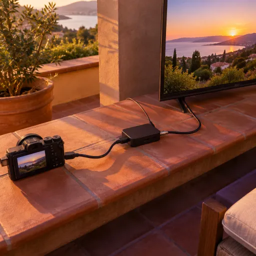 How to use an HDMI RF modulator with your digital camera