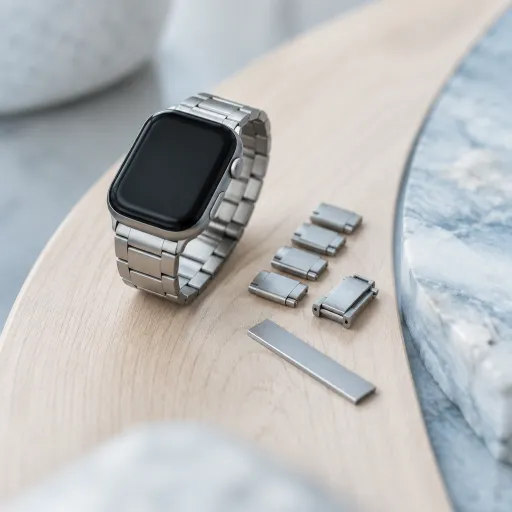 Enhance Your Apple Watch with a Sleek Stainless Steel Band