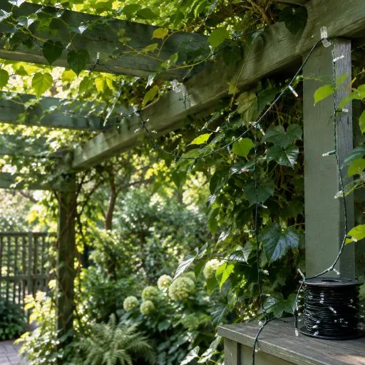 Creative ways to hang fairy lights for a magical atmosphere