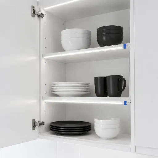 How to enhance your cabinets with led tape cabinet lighting
