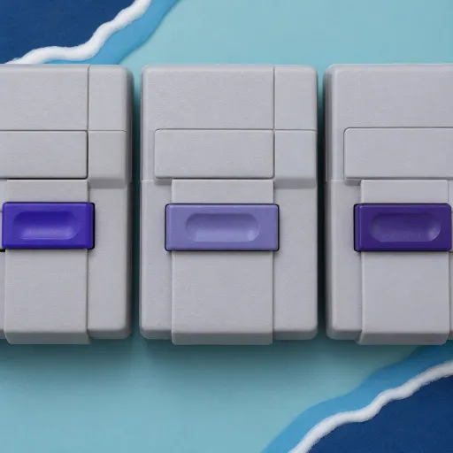 Exploring the unique colors of Super Nintendo power buttons