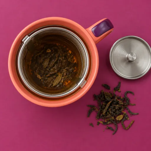 Enhance Your Tea Experience with a Mug Featuring an Infuser