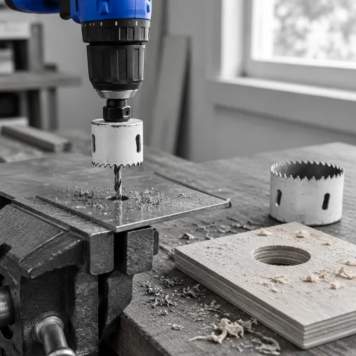 Hole saws for cordless drills: precise cutting strategies for metal and wood