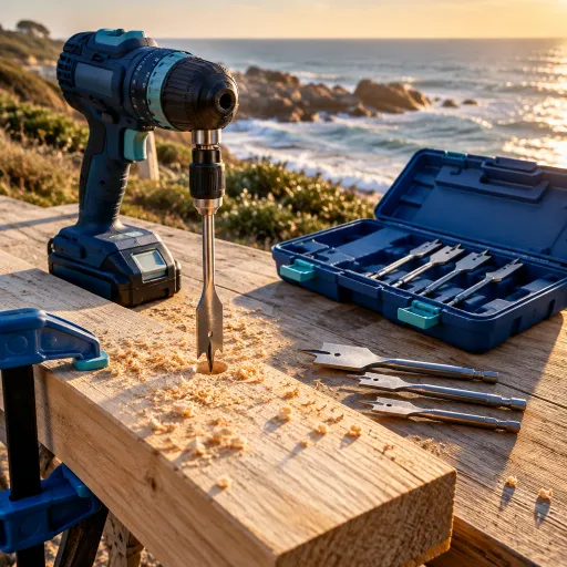 How to choose and use a paddle bit with a cordless drill set