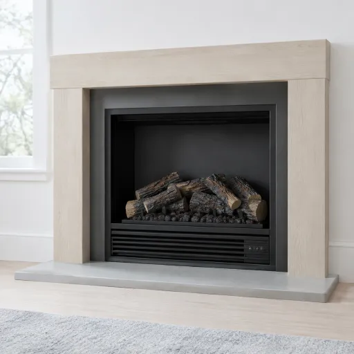Enhance Your Home Ambiance with Electric Logs Featuring Built-In Heaters