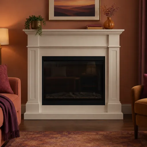 Enhance Your Home with a 60-Inch Tall Electric Fireplace and Mantel