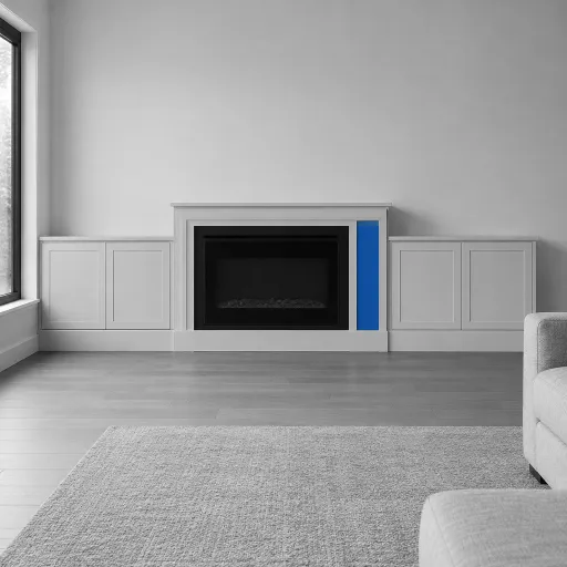 Freestanding electric fireplaces that fool guests into thinking they are built-in: the three design tricks