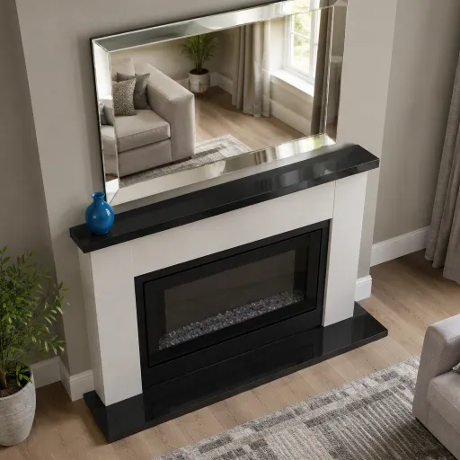 Enhance Your Home with a Mirrored Fireplace