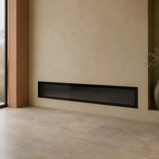 How a low profile electric fireplace transforms modern living spaces