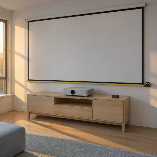Choosing the Perfect Large Screen for Your Home Theater Projector