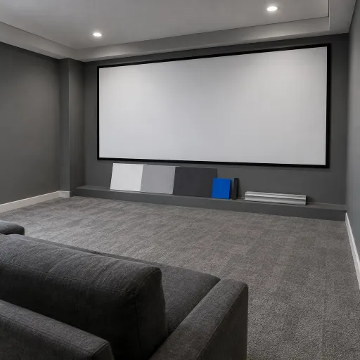 Choosing the Perfect Wall Screen for Your Home Theater Projector