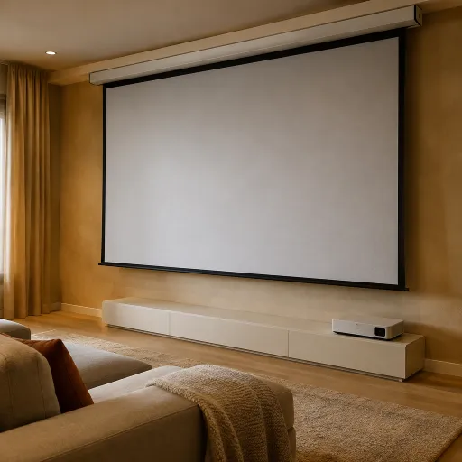 Choosing the best motorized projector screen for your home theater