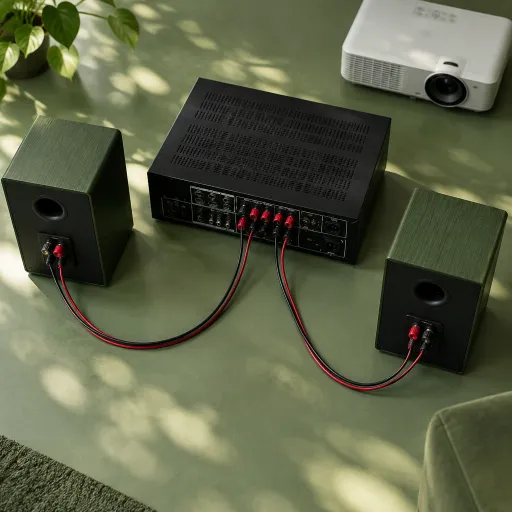 Understanding speaker wire colors for your home theater projector setup
