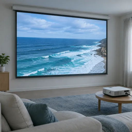 Enhance Your Viewing Experience with a Roll-Up Projector Screen