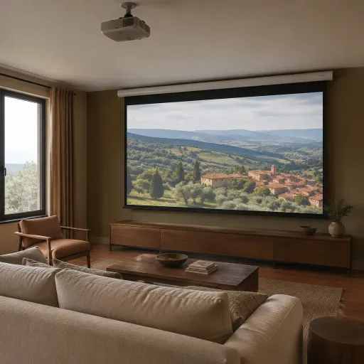 Enhance Your Viewing Experience with a Motorized Projector Screen