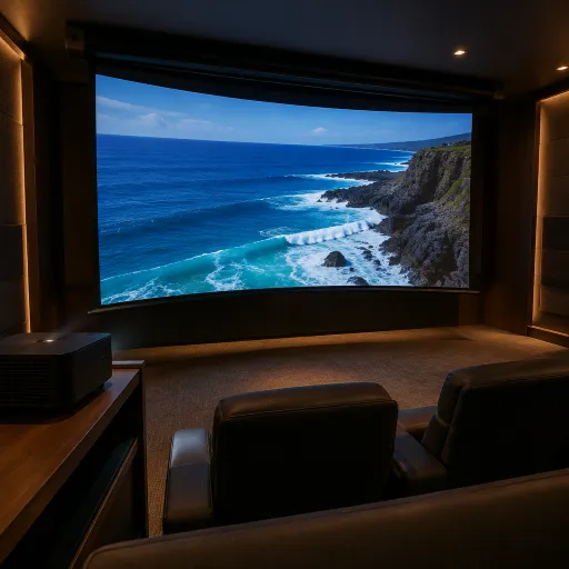 The Benefits of Using a Curved Screen for Your Home Theater Projector