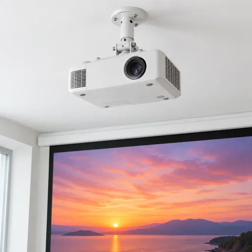 Enhancing Your Home Theater with a Ceiling-Mounted Projector and Screen