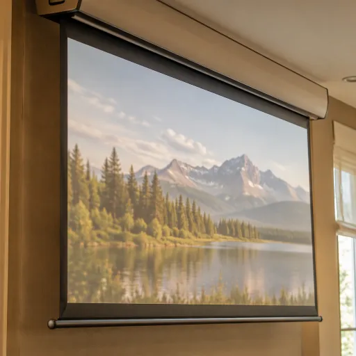 Enhance Your Home Theater Experience with a Pull-Down Cinema Screen