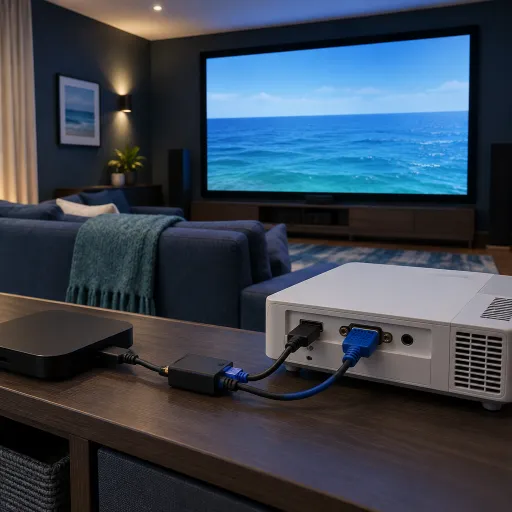 Understanding the Role of a Video Port to VGA Adapter in Home Theater Projectors