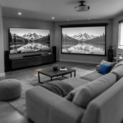 Choosing Between a 4K Projector and a 4K TV for Your Home Theater