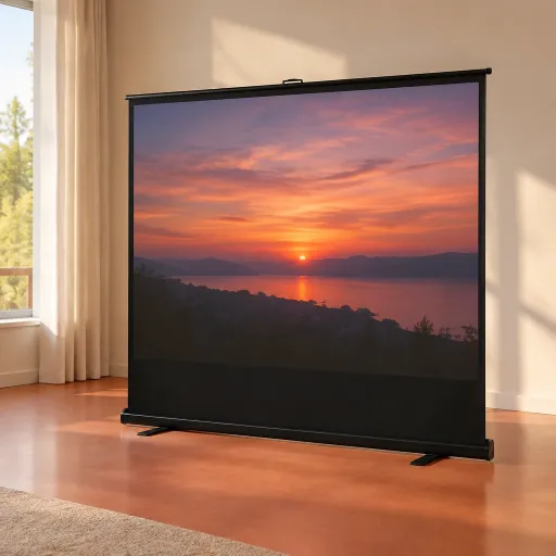 Enhance Your Viewing Experience with a Freestanding Projection Screen