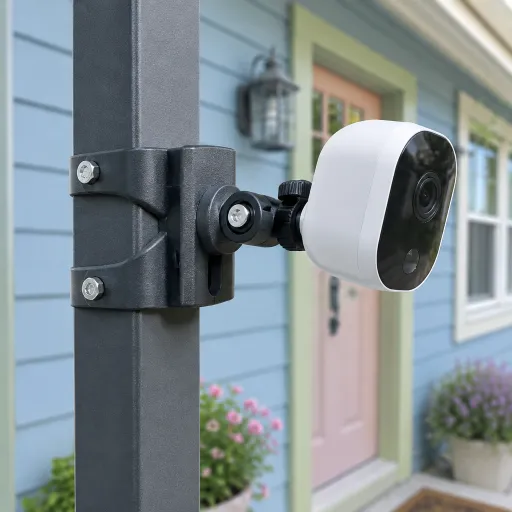 Enhancing Home Security with a Pole Clamp Bracket