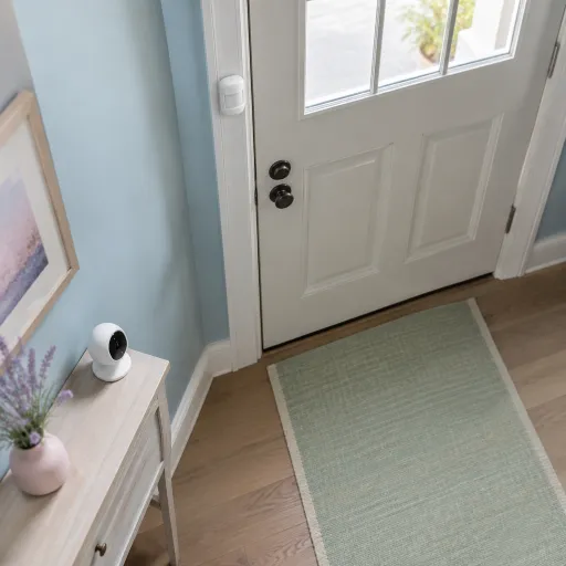 How a door motion sensor enhances your home security camera system