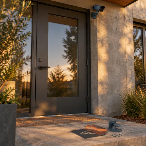 How door decals can enhance your home security camera setup