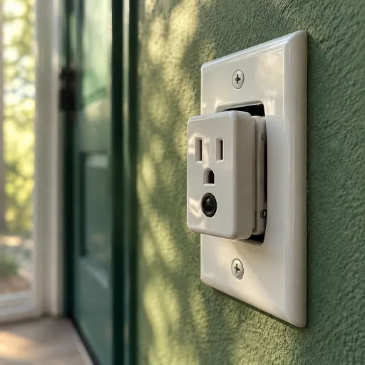 Enhancing Home Security with a Camera Hidden in an Electrical Outlet