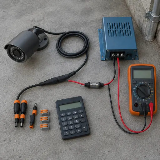 How a watts to volts calculator helps you size safe and efficient home security cameras