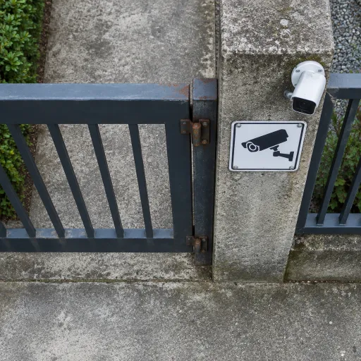 Why a security camera sign matters for your home's safety
