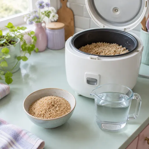 How to get the perfect brown rice in a rice cooker: understanding the right ratio