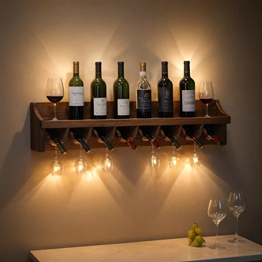 Enhance Your Space with a Stylish Wooden Wall-Mounted Wine Rack