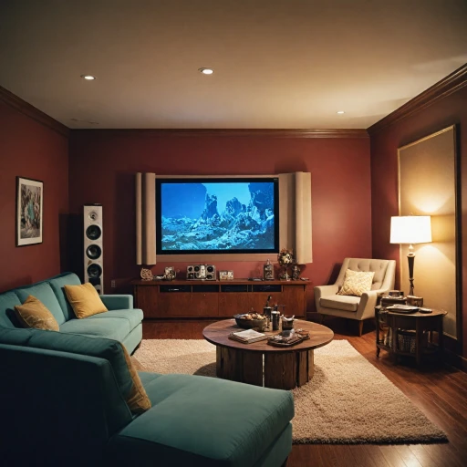 Enhance Your Home Theater Experience with a Projector and Tripod Setup