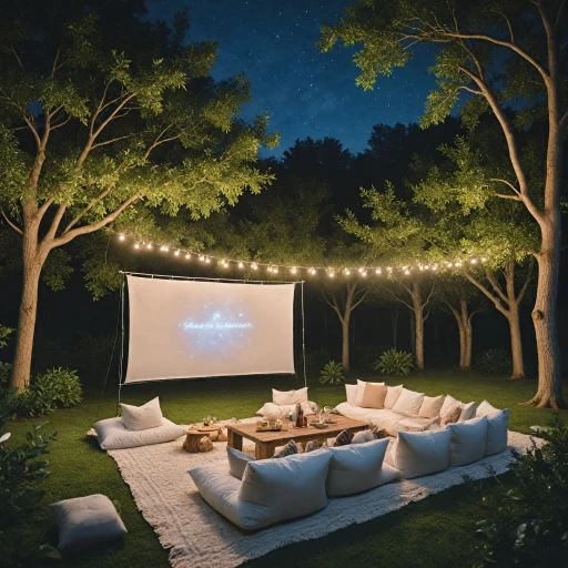 Crafting Your Own Outdoor Movie Projector Screen