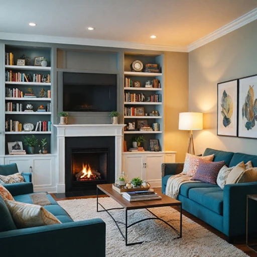 Enhance Your Living Space with a Bookcase Featuring an Electric Fireplace