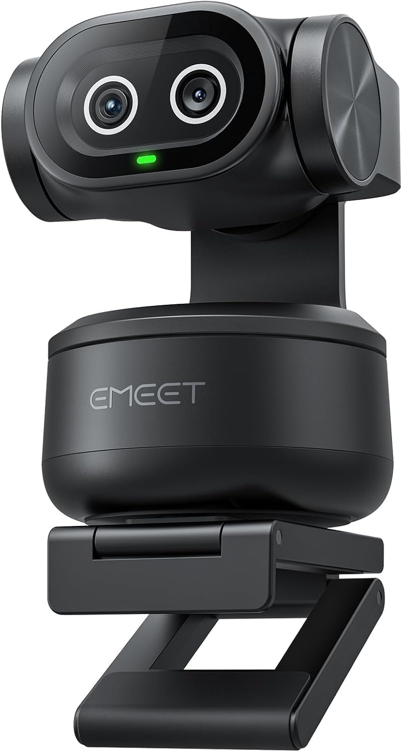 PIXY Dual-Camera AI-Powered PTZ Camera 4K, AI Tracking, PDAF&AI Autofocus 0.2s, 1/2.55'' Sony Sensor, 3 Mics, Presets, Gesture Control, 4K Webcam for Streaming and OBS/Twitch/Switch 2 Compatible PIXY Dual-Camera AI PTZ 4K Webcam