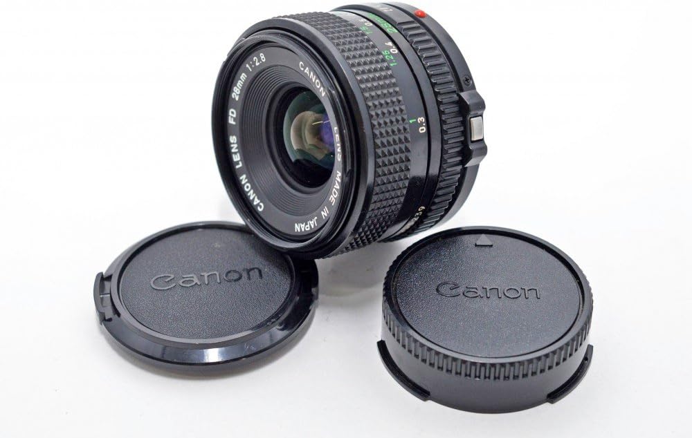 Canon 28mm f/2.8 Manual Focus FD Mount Lens (Renewed)