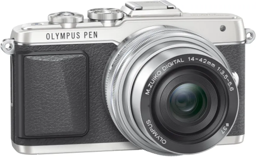 Olympus E-PL7 16MP Mirrorless Digital Camera with 3-Inch LCD with 14-42mm EZ Lens (Silver) - International Version